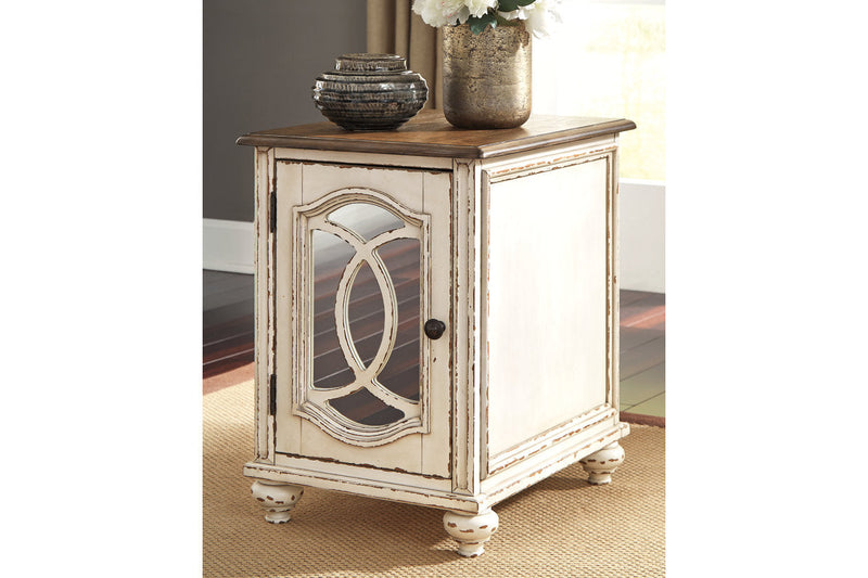 Realyn White/Brown Coffee Table and 2 End Tables -  Ashley - Luna Furniture