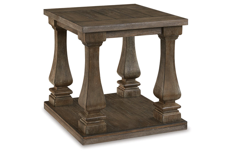 Johnelle Gray Coffee Table and 2 End Tables -  Ashley - Luna Furniture