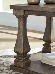 Johnelle Coffee Table with 2 End Tables in Gray from Ashley - Luna Furniture