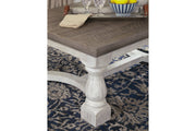 Havalance Gray/White Coffee Table and 2 End Tables -  Ashley - Luna Furniture
