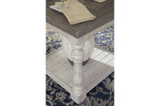 Havalance Gray/White Coffee Table and 2 End Tables -  Ashley - Luna Furniture
