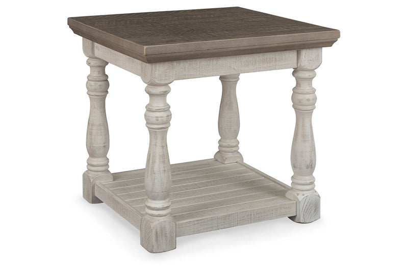Havalance Gray/White Coffee Table and 2 End Tables -  Ashley - Luna Furniture