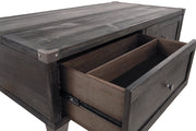 Todoe Dark Gray Coffee Table and 2 End Tables -  Ashley - Luna Furniture