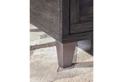 Todoe Dark Gray Coffee Table and 2 End Tables -  Ashley - Luna Furniture
