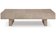 Jorlaina Light Grayish Brown Coffee Table and 2 End Tables -  Ashley - Luna Furniture