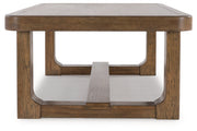 Cabalynn Light Brown Coffee Table and 2 End Tables -  Ashley - Luna Furniture