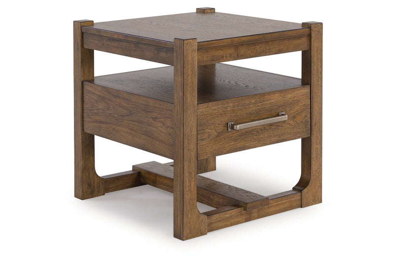 Cabalynn Light Brown Coffee Table and 2 End Tables -  Ashley - Luna Furniture