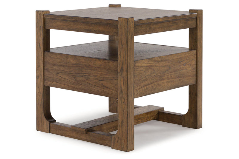 Cabalynn Light Brown Coffee Table and 2 End Tables -  Ashley - Luna Furniture