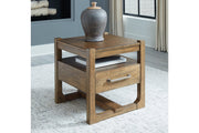 Cabalynn Light Brown Coffee Table and 2 End Tables -  Ashley - Luna Furniture