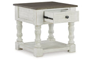 Havalance White/Gray Lift Top Coffee Table and 2 End Tables -  Ashley - Luna Furniture
