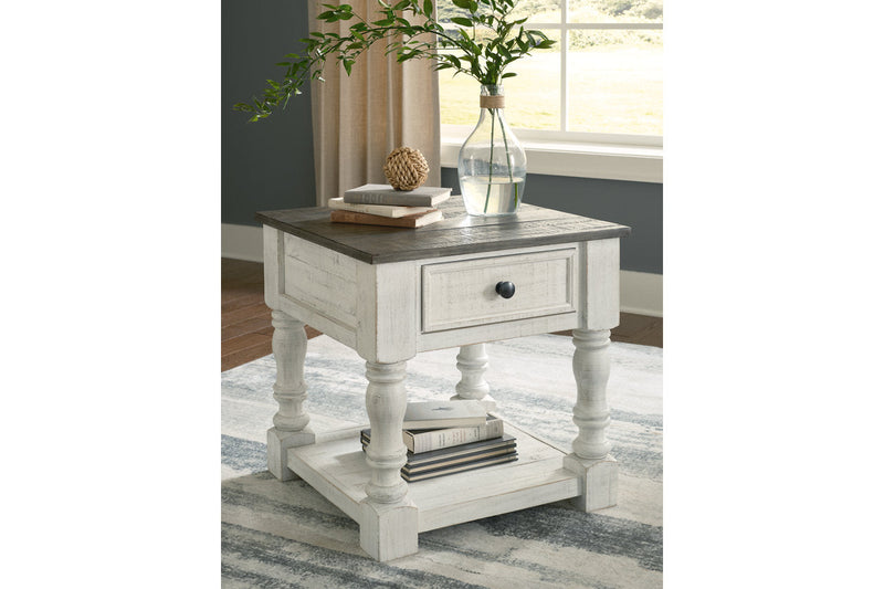 Havalance White/Gray Lift Top Coffee Table and 2 End Tables -  Ashley - Luna Furniture