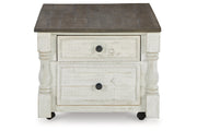 Havalance White/Gray Lift Top Coffee Table and 2 End Tables -  Ashley - Luna Furniture