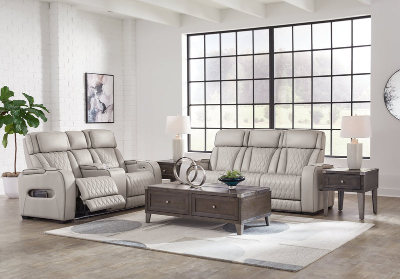 Boyington Sofa and Loveseat in Gray from Ashley - Luna Furniture