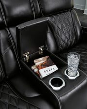 Boyington Black Power Reclining Sofa and Loveseat from Ashley - Luna Furniture