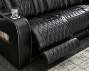 Boyington Black Power Reclining Sofa and Loveseat from Ashley - Luna Furniture