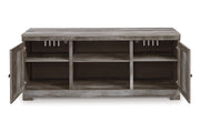 Wynnlow Gray 4-Piece Entertainment Center -  Ashley - Luna Furniture