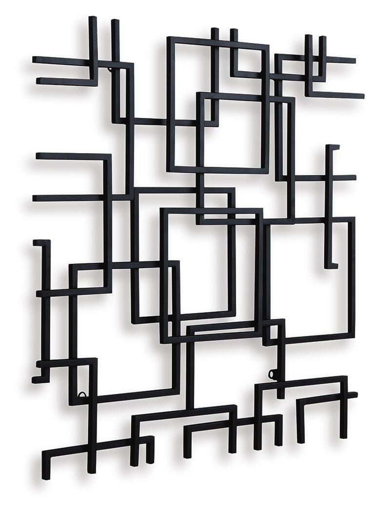 Aadanton Black Wall Decor - A8010400