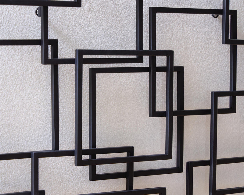 Aadanton Black Wall Decor - A8010400