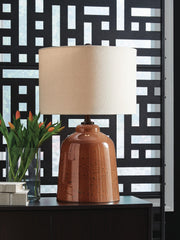Aaleahya Rust Table Lamp - L430904
