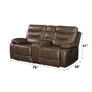 Aashi Motion Loveseat W/Console - 55421