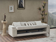 Abant 3-pieces (Sofa & Loveseat & Chair) Livingroom in Cream - 200-SER-ABA-PINAR21-321