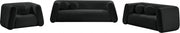 Abbington 70" Boucle Fabric Upholstered Loveseat in Black - 113Black-L