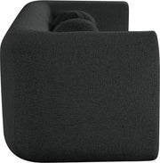 Abbington 70" Boucle Fabric Upholstered Loveseat in Black - 113Black-L