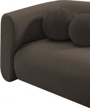 Abbington 70" Boucle Fabric Upholstered Loveseat in Brown - 113Brown-L