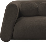 Abbington 70" Boucle Fabric Upholstered Loveseat in Brown - 113Brown-L