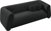 Abbington 91" Boucle Fabric Upholstered Sofa in Black - 113Black-S