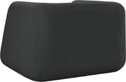 Abbington Boucle Fabric Upholstered Chair in Black - 113Black-C