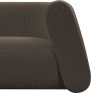 Abbington Boucle Fabric Upholstered Chair in Brown - 113Brown-C