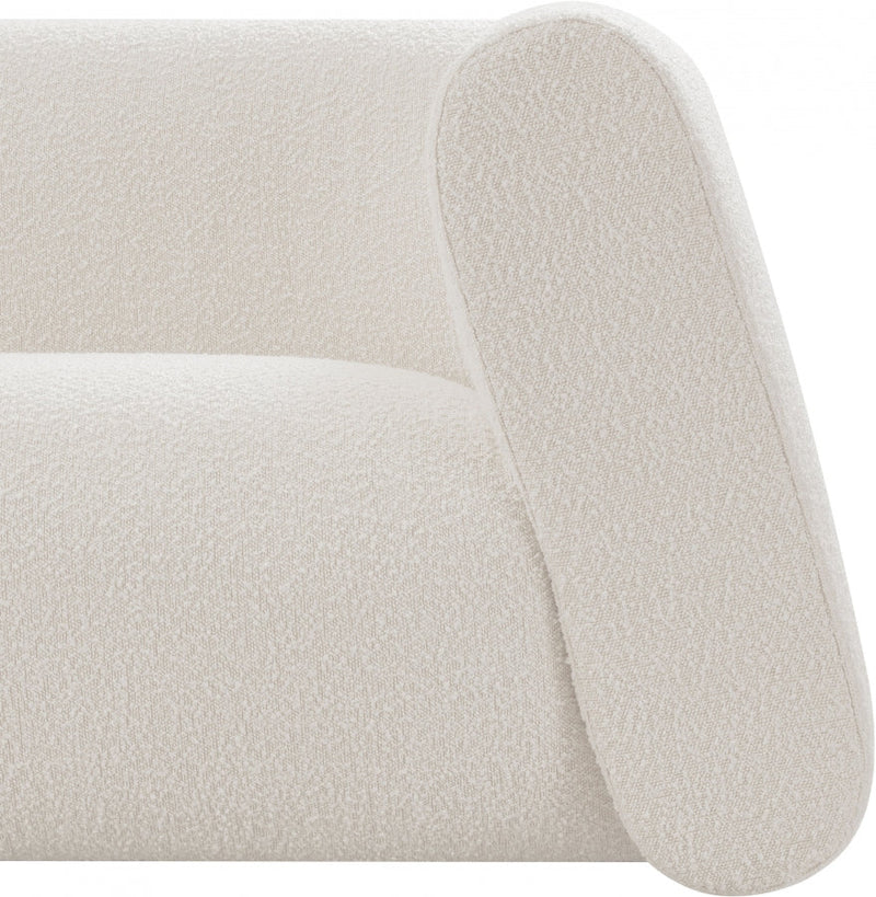 Abbington Boucle Fabric Upholstered Chair in Cream - 113Cream-C