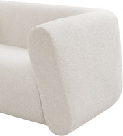 Abbington Boucle Fabric Upholstered Chair in Cream - 113Cream-C