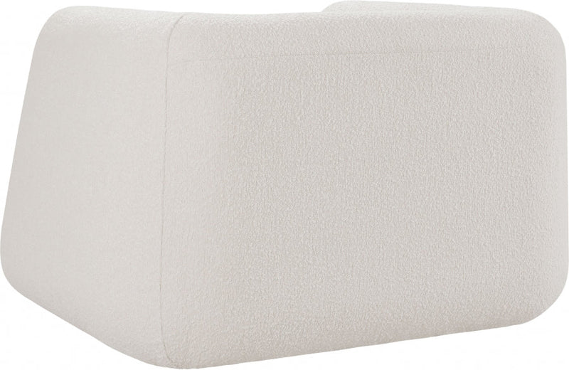 Abbington Boucle Fabric Upholstered Chair in Cream - 113Cream-C