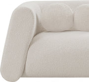 Abbington Boucle Fabric Upholstered Chair in Cream - 113Cream-C