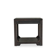 Abby – Dark Espresso End Table with Storage Shelf - T136-E-Table