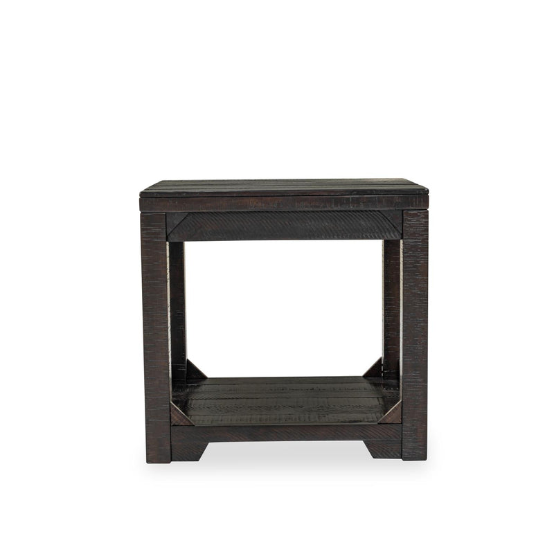Abby – Dark Espresso End Table with Storage Shelf - T136-E-Table