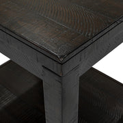 Abby – Dark Espresso End Table with Storage Shelf - T136-E-Table