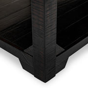 Abby – Dark Espresso End Table with Storage Shelf - T136-E-Table