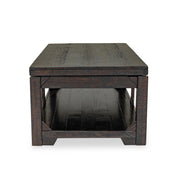 Abby – Dark Espresso Lift-Top Coffee Table with Storage Shelf - T136-C-Table