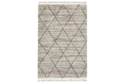 Abdalah Beige/Gray 5' x 7' Rug - Gate FurnitureRugs