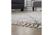 Abdalah Beige/Gray 5' x 7' Rug - Gate FurnitureRugs