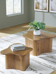 Abeford Brown Accent Coffee Table (Set of 2) - A4000711