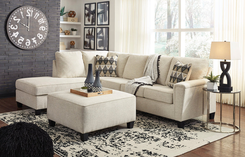 Abinger Natural 2 - Piece LAF Chaise Sleeper Sectional - Gate FurnitureSleeper Sectional