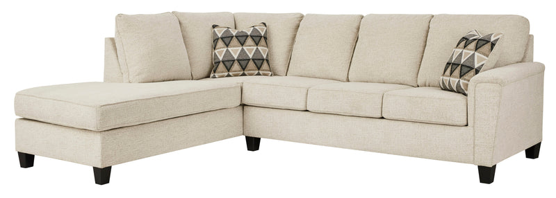 Abinger Natural 2 - Piece LAF Chaise Sleeper Sectional - Gate FurnitureSleeper Sectional