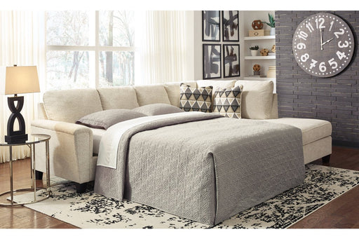 Abinger Natural 2 - Piece RAF Chaise Sleeper Sectional - Gate FurnitureSleeper Sectional