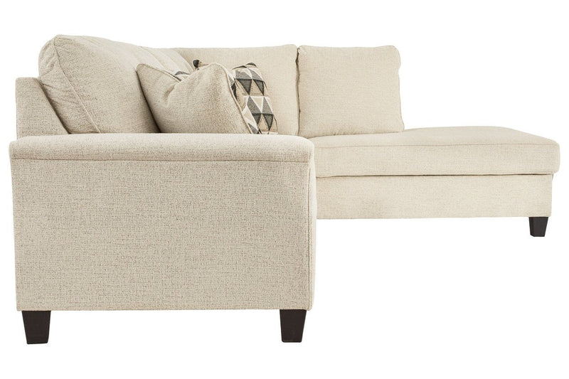 Abinger Natural 2 - Piece RAF Chaise Sleeper Sectional - Gate FurnitureSleeper Sectional