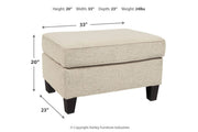 Abinger Natural Ottoman - Gate FurnitureOttoman