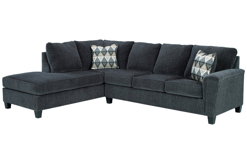 Abinger Smoke 2 - Piece LAF Chaise Sleeper Sectional - Gate FurnitureSleeper Sectional